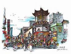 新手入门马克笔风景画12色